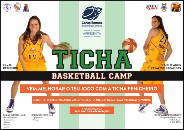 TICHA Basketball Camp - Figueira da Foz de 26 a 30 de Dezembro