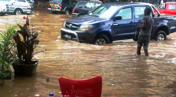 Chuvada em Maputo no passado dia 4 de Março...