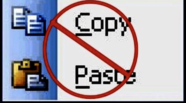 “COPY AND PASTE” - 