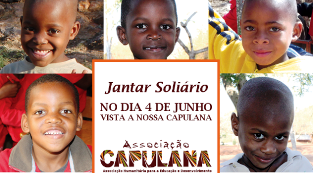 Jantar Solidário da Associação Capulana e Fundação Sporting no dia 4 de Junho!