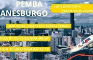 Moçambique: LAM faz ligação aérea entre Joanesburgo e Pemba, a partir de hoje!