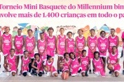 17º Edição do Torneio de Minibasquete Millennium bim com mais de 1400 crianças...