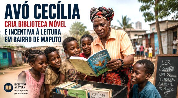 Acção meritória aa Avó Cecília, em Maputo - 