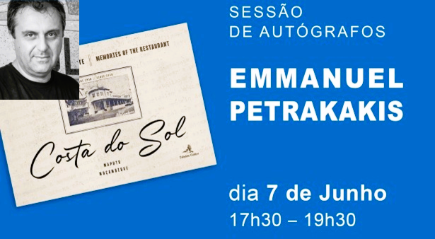 Sessão de autógrafos na Feira do Livro de Lisboa, dedicada ao livro “Costa do Sol” - 7 de junho, entre as 17h00 e as 19h30